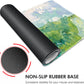 Galdas Gaming Mouse Pad XXL XL Large Long Extended Big Mousepad Non-Slip Rubber Keyboard Mouse Pad with Stitched Edges for Laptop Home Office (31.5x11.8x0.08 Inch) … (Summer Cure)