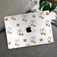 MEEgoodo Case for MacBook Pro 13 inch Case 2022 2021 2020 New A2338 M2/M1 A2251 A2289, Laptop Hard Shell with Keyboard & Camera Cover Compatible with 13 inch MacBook Pro, Teddy Bear & Bows