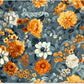 ITNRSIIET Mouse Pad with Stitched Edge Premium Textured Smooth Precise Operation Waterproof Washable Non-Slip Rubber Base Desktop Protection Mat, 10.2×8.3×0.12 inches, Beautiful Flowers