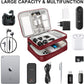 Electronic Organizer Travel Case, Travel Cord Organizer Case Portable Waterproof Cable Organizer Bag for Charger, Cord, USB, Power Bank, Earphone