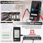 Multifunction RJ45 Network Caber Tester,Full Features UTP Cable Tester Cable Tracer,4" IPS Touch Screen Support TDR,DMM, VFL,OPM, POE++ Detect,Level Meter,Network Tools,RJ45 TDR, Cable Length,NCV