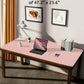 YSAGi Leather Desk Protector, Office Mat, Large Mouse Mat, Non-Slip PU Leather Blotter, Laptop Pad, Waterproof Writing Pad for Office and Home (Light Pink, 47.2" x 23.6")