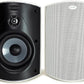 Polk Audio Atrium 5 Outdoor Speakers Wired with Powerful Bass (Pair, White), All-Weather Durability, Broad Sound Coverage, Speed-Lock Mounting System (Pack of 6)