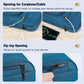 MoKo 9-11 Inch Tablet Sleeve Bag, Fits 11 inch iPad Air M3, iPad A16 2025, Pro 11 M4, iPad 10/9/8/7th, Tab S8/S9 11, Multifunctional Bag with Shoulder and Headphone Port,Peacock Blue