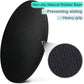 ITNRSIIET Round Mouse Pad with Stitched Edge Premium-Textured Waterproof Non-Slip Rubber Base Desktop Protection Mat Diameter 8.7 inches, Modern Marbling Light Blue