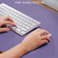Leather Desk Pad Protector,Desk Mat,Large Mouse Pad, Non-Slip Desk Pad, Waterproof PU Leather Desk Blotter Mat, Desk Cover for Office and Home (Light Purple, 36" x 17")
