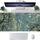 Almond Blossoms Large Mouse Pad,Gaming Keyboard Desk Pad,Extended Mouse Mat Non-Slip Rubber Base with Stitched Edges for Office Game Home XXL 35.4"x15.7"