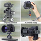 Camera Quick Release Plate Metal Anti-Deviation Universal Base Quick Release System QR Plate Camera Tripod Mount Adapter for DSLR/Mirrorless Cameras, Tripod, Monopod, Ball Head