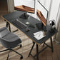 YSAGi Leather Desk Protector, Office Mat, Large Mouse Mat, Non-Slip PU Leather Blotter, Laptop Desk Pad, Waterproof Writing Pad for Office and Home (Dark Grey, 47.2" x 23.6")
