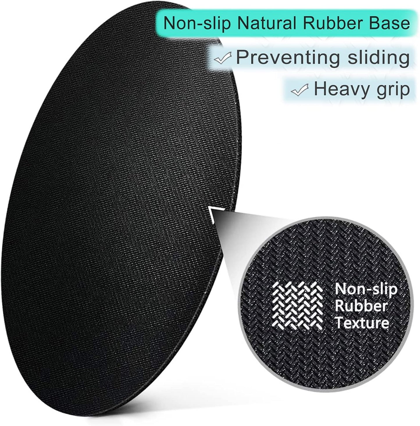 ITNRSIIET Round Mouse Pad with Stitched Edge Premium-Textured Waterproof Non-Slip Rubber Base Desktop Protection Mat Diameter 8.7 inches, Sky Spirit