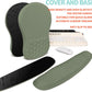 2-in-1 Ergonomic Set, Wave Rise Keyboard Wrist Rest and Massage Bulge Slope Mouse Pad Wrist Support, Cushion Memory Foam Integrated to Relieve Wrist Pain, Olive Green