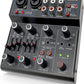 Pyle Professional Wireless DJ Audio Mixer - 4 Channel Bluetooth Controller Sound Mixer, USB Audio Interface, 2 Combo Jack XLR+6.35mm Mic/Line/Guitar in, 3.5mm, RCA AUX, Headphone Jack - PAD43MXUBT