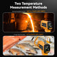 50:1 Infrared Thermometer IR Laser Gun, -58°F to 1796°F, Digital Temperature Gun/K-Type Probe -4°F to 932°F & Humidity Sensor for Cooking, Pizza Oven BBQ HVAC Home-Industrial Use