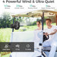 7-Inch Clip On Fan,10000mAh Rechargeable Battery Operated Desk Fan,Auto Oscillation Stroller Fan,Max 40Hrs Cooling,4 Speeds Table Fan with Sturdy Clamp for Golf Cart Office Treadmill Travel Outdoor