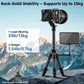 SIRUI Mini Carbon Fiber Tripod with Extendable Center Column, Max Height 26", Supports 33lbs - Ultra-Light 1.7lbs for Desk & Travel, New Anti-Corrosion Carbon Fiber(AM-223S+SL-100S)