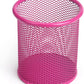 Tamaki Pen Holder Cup for Desk, Wire Mesh Pencil Cup Holder for Desk Office Pen Organizer (Pink)