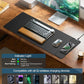 TopMade Wireless Charging Mouse Pad, 31.5"x11.81" XL Large Gaming Mousepad, Waterproof Desk Pad with Ultra-Smooth Surface, Non-Slip Base, Computer Keyboard Mat for MacBook, PC, Laptop