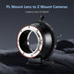 VILTROX PL-Z Lens Adapter, Lens Converter Ring Camera Lens Mount Adapter Ring Compatible with PL Lens to to Z Mount Nikon Mirrorless Camera Z5 Z50 Z6 Z6II Z7 Z7II Zfc