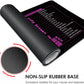 Galdas Gaming Mouse Pad XXL XL Large Long Extended Big Mousepad Non-Slip Rubber Keyboard Mouse Pad with Stitched Edges for Laptop Home Office (31.5x11.8x0.08 Inch) -Notes