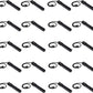 Amazon Basics Surge Protector Power Strip, 6-Outlet with 200J Protection, 2ft Extension Cord, Rectangle, Black (20 Pack)