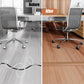 Floor Cord Cover Self Adhesive Cord Hider,3.3FT Cable Management, Extension Strip Protector for Wires, Prevent Cable Trips for Offices, Gyms, Exhibitions Cavity:0.47"(W) x 0.35"(H) Brown