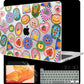 MEEgoodo Case for MacBook Pro 13 inch Case 2022 2021 2020 New A2338 M2/M1 A2251 A2289, Laptop Hard Shell with Keyboard & Camera Cover Compatible with 13 inch MacBook Pro, Fruit & Sticker