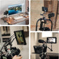 NEEWER 9.8"/25cm Adjustable Magic Arm with Super Clamp, 1/4" & 3/8" Threads, 1/4" Screws for Flash/LED Light/Microphone/Monitor, Compatible with SmallRig Camera Cage, Max Load: 4.4lb/2kg, ST25C