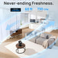 Dreo Fan for Bedroom, Desk Air Circulator Fan with Remote, 11 Inch Table Fans for Whole Room, 60ft Powerful Airflow, 120° Vertical Manual +90° Oscillating, 4 Speeds, 8H Timer, Quiet Fan, Home