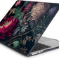Batianda Premium Case for New MacBook Air 15 inch 2025 2024 2023 with M4 M3 M2 Chip, Designed Black Protective Plastic Hardshell & Keyboard Cover & Screen Protector, Vintage Flower