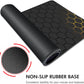 Galdas Gaming Mouse Pad XXL XL Large Long Extended Big Mousepad Non-Slip Rubber Keyboard Mouse Pad with Stitched Edges for Laptop Home Office (31.5x11.8x0.08 Inch) … (Grid)