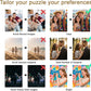 Personalized Photo Puzzle with Glossy Finish – Custom Jigsaw Puzzle 120/200/300/500/1000/1500 Pieces for Family, Couples, Pets, Birthdays, and Weddings (120-Horizontal)