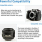 VILTROX NF-M1 Lens Adapter, Auto Focus Lens Converter Ring Camera Lens Mount Adapter Compatible with Nikon F-Mount AF AF-S AF-P AF-I Lens to M4/3 Mount Camera(Olympus/BMPCC)