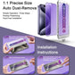 2 Pack Anti Blue Light Matte Screen Protector for iPhone 15 Pro, 9H Tempered Glass, Full Coverage, Anti-Fingerprint, Auto Dust-Elimination, No Bubble, Easy Installation