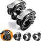 Narrow Barbell Clips 2.5cm Width for Olympic Bars, 0.9-1.18inch Adjustable Weight Clamps, Quick Release Locking Collars for Weightlifting