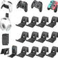 OIVO Controller & Headset Wall Mount Holder Stand, Foldable Headphone Stand, Gaming Controller Holder Hanger Hook, Universal Storage Organizer Controller/Earphone/Game Accessories-13 Packs