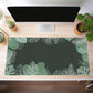 Green Plants Desk Mat Tropical Leaves Mouse Pad Cute, Large Extendded Gaming Deskmat, XXL Laptop Keyboard Mouse Mat Desktop Matt Women Office Desk Accessories Mousepad Desk Cover Mat, 31.5"x15.75"