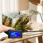 KEYNICE Digital Thermometer, Aquarium Thermometer, Digital Temperature Gauge, Temperature Monitor with Sensor, USB Power Supply, ℉ and ℃ Switchable, LCD Display, USB Thermometer Indoor Outdoor