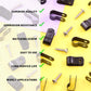 Swpeet 120 Pack Black 5/16 Inch Nylon Plastic R-Type Cable Clips Clamp Kit, Nylon Screw Mounting Cord Fastener Clips with 60 Pack Screws for Wire Management (5/16 Inch, Black)