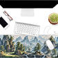 Dynippy Thin Extended Gaming Mouse Pad （31.5 * 11.8 * 0.08 inch） with Stitched Edges Large Mousepad Long XXL Keyboard and Mouse pad Desk Mat for Gaming Office & Home - Landscape Painting