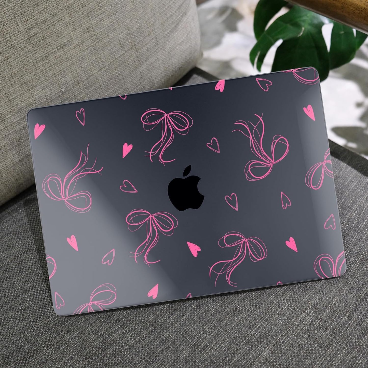 MEEgoodo Case for MacBook Pro 13 inch Case 2022 2021 2020 New A2338 M2/M1 A2251 A2289, Laptop Hard Shell with Keyboard & Camera Cover Compatible with 13 inch MacBook Pro, Ribbons Bow
