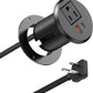 Desktop Power Grommet 2 inch Hole,PD 30W USB C Fast Charging Station,Ultra Thin Flat Plug Power Strip,Recessed Outlet,Slim Outlet Extender for Office,Table Outlets for Home,Office,6ft Cable