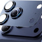 Hoerrye for iPhone 17 Pro Camera Lens Protector - [12FT Shatterproof Military Grade] [Strong Adsorption] Top 9H+ Tempered Glass Camera Screen Full Protective Cover Case Friendly,Deep Blue