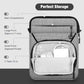 MoKo 9-11 Inch Tablet Sleeve Bag, Fits 11 inch iPad Air M3, iPad A16 2025, Pro 11 M4, 10/9/8/7th, Tab S8/S9 11, Multifunctional Bag with Shoulder and Headphone Port, Light Gray