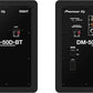 Pioneer DJ DM-50D-BT 5-Inch Desktop Monitor System with Bluetooth, Black