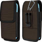 Phone Holster for Belt with Metal Clip and Magnetic Closure Compatible with Galaxy S25/S24/S23/S22/S21/S20 Ultra A16 A26 A35 A36 A55 A56 for Everyday Protection, XL-Coffee