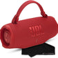 JBL Charge 6 Portable Bluetooth Speaker, IP68 Waterproof, Dustproof, Drop-Proof, AI Sound Boost, Built-in Powerbank, Carrying Strap, 28H Battery – Red – Boomph's Ultimate Performance Cloth Solution