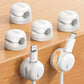 6Pack Rotatable Cord Organizer Cable Clips - Lamicall [1s Lock] Spring Cord Holder, Desk Phone Charger Cable Management, Wire Keeper for Nightstand, Office Accessories & Halloween Desk Organizers