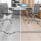 Floor Cord Cover Cavity 0.8"x0.37" Self Adhesive Cord Hider, 3.3FT Low Profile Cable Management, Extension Strip Protector for Wires, Prevent Cable Trips for Offices, Gyms, Exhibitions (Gray Wood