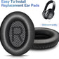 Thcbme Replacement Earpads for Bose Headphones, Bose Quietcomfort 35 Replacement Earpads, Black