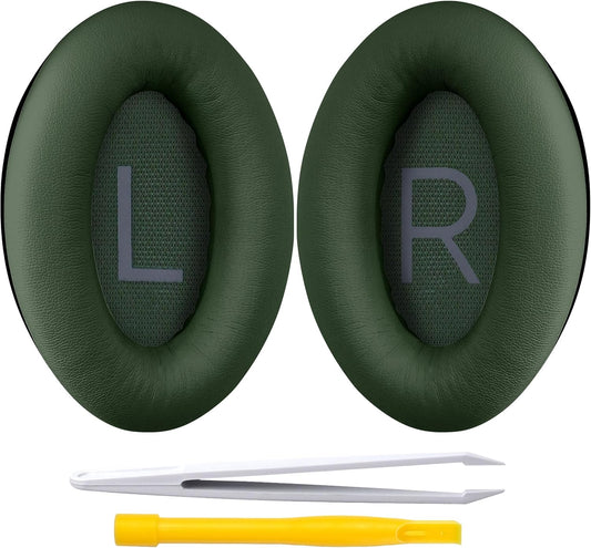 Replacement Ear Pads for Bose QuietComfort 45 (QC45)/QuietComfort SE (QC SE)/New QuietComfort Wireless Over Ear Headphones, Earpads Cushions with Softer Leather and Thicker Memory Foam